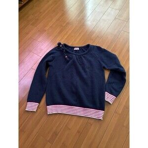 A.P.C. APC madras Knit Blue Sweater Medium